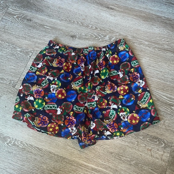 Vintage Silk Looney Tunes Mania 1994 Character Boxer Shorts Size Large (L) - Picture 1 of 6